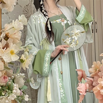 【鈴蘭物語】醉時閣原創漢服宋制精致繡花顯瘦顯高日常 森馬先生旗艦店