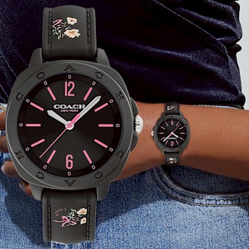 COACH Kitt 浪漫花卉簡約女錶 新年開運 送禮推薦-34mm CO14504472