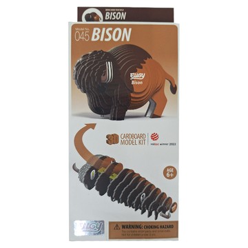 EuGy 野牛 045_STA_09 3D紙板模型套件 6歲以上適用  1個  24片