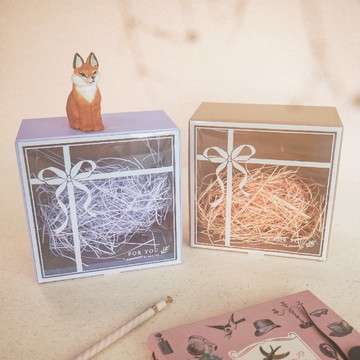 簡約櫥窗 - 方形禮物盒(15cm)。JGB-88。包裝