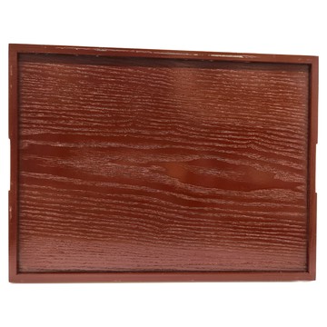 佐和陶瓷 原木托皿  紅色  40 x 30cm  1個