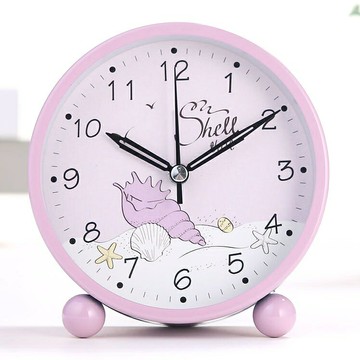 學生用兒童電子夜光卡通電子鐘可愛小鬧鐘簡約鬧鈴創意床頭靜音鐘表時鐘 雙11全館免運