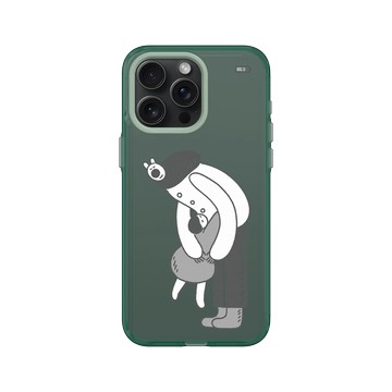 iPhone 15 Pro Max Clear 憂墨綠 - 包大山 Baozi - 充電中