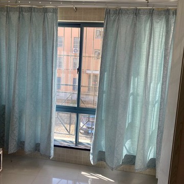 外貿尾單特價處理成品窗簾半遮光提花窗簾掛鉤式出口好料客廳臥室
