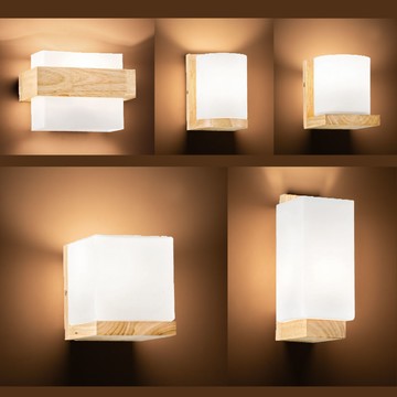 北歐風原木壁燈 01-26645、26646、26647、26648、26649