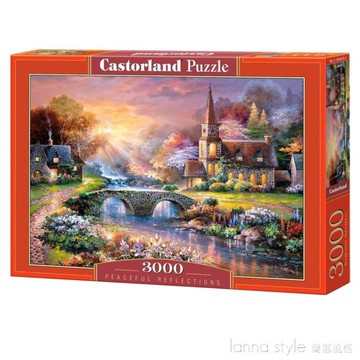 Castorland巧思波蘭進口成人拼圖3000片 暮色黃昏 YTL【摩可美家】