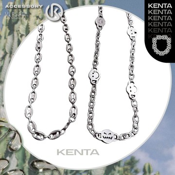 🌾健太選物🌾造型連結項鍊 金屬鍊子 項鍊男 項鍊女 冷淡風 情侶鎖骨鏈 洗澡項鍊 潮流項鍊