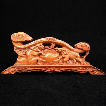 【吉祥開運坊】【桃木文昌筆座 精雕文昌筆 招財筆底座 適合23cm~50cm文昌筆或招財筆或桃木劍使用】