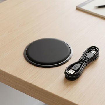 【桌面配件】桌面坎入式無線充電器