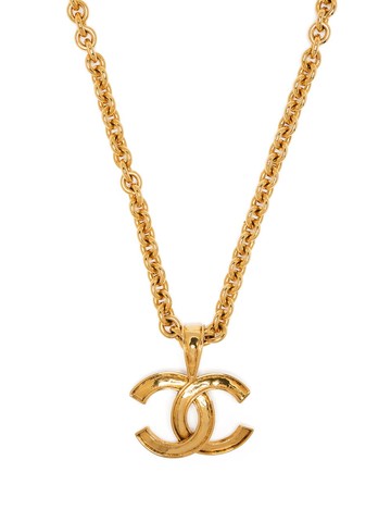 CHANEL Pre-Owned - 1994 CC logo long necklace - women - Gold Plated Brass - One Size
