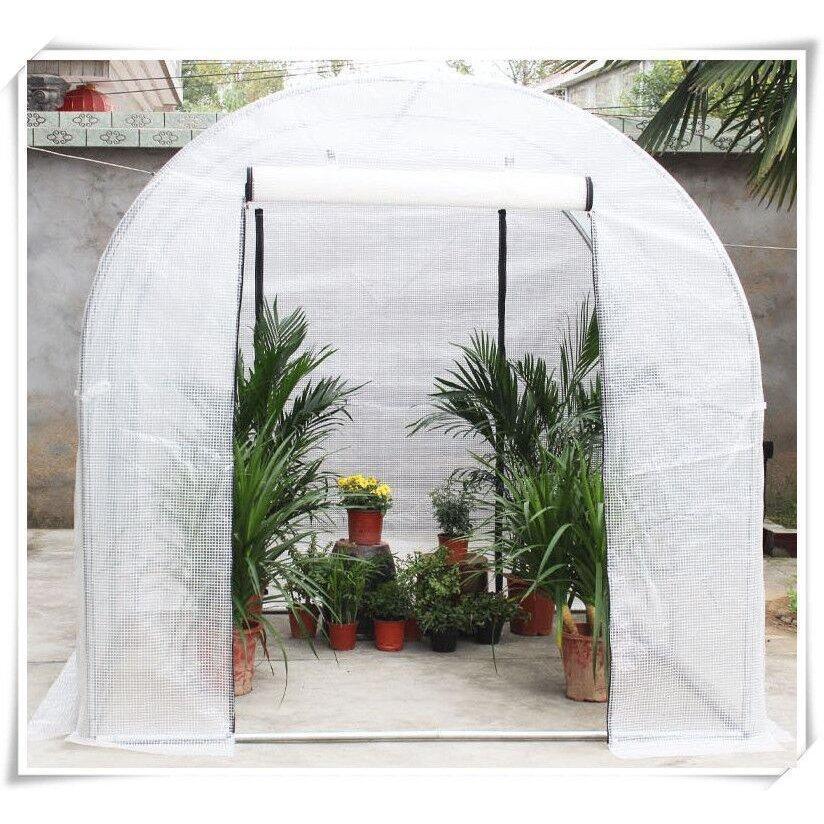greenhouse 組み立て簡単 PE素材 ビニールハウス 温室 簡易温室 ビニール温室 菜園ハウス グリーンハウス ファ 雨を防ぐ 保温
