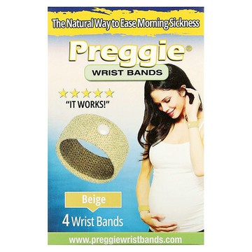 Preggie, 腕帶，米色，4 條