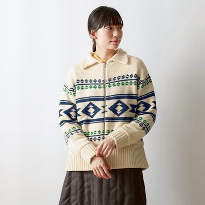 searoomlynn NPL HMヴィンテージフラワー2wayニット カウチン ニット/セーター 人気満点