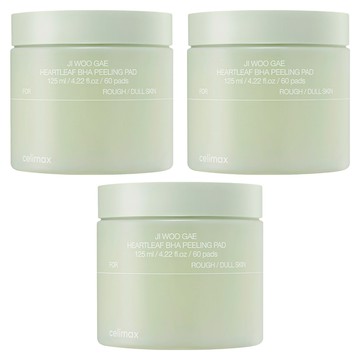 celimax BHA 魚腥草去角質淨膚棉片  60片  125ml  3罐