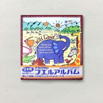 【Nakabayashi】NCL 動物園自黏相本 FLE-6(原廠正貨)