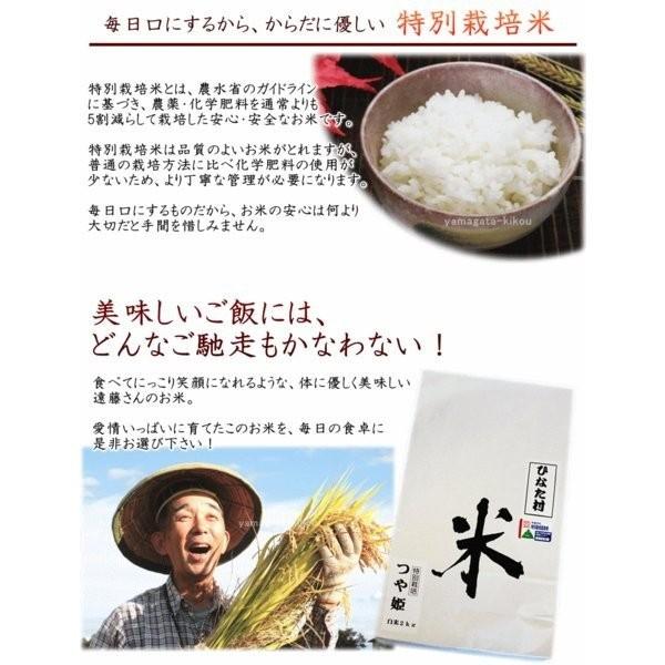 こめ 米 新米 山形県長井市 遠藤孝太郎さん 特別栽培米 つや姫 白米2kg 送料込