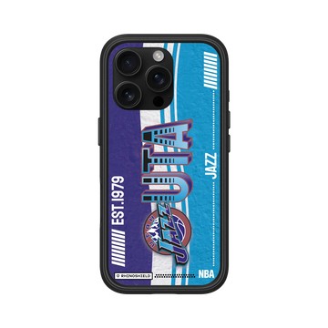 iPhone 16 Pro Mod NX 黑 - NBA - 復古球員卡-猶他爵士 Utah Jazz - Vintage Card