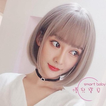 假髮 假髮女短髮bobo韓版波波頭圓臉網紅修臉全頭套中長髮假髮套短捲髮 【快速出貨】