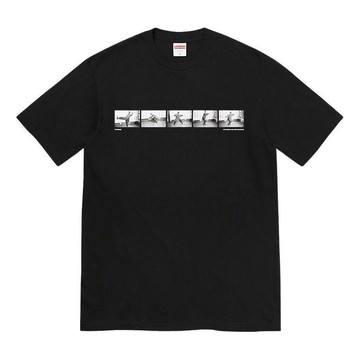Supreme Winter T-Shirt 'Black White Red'