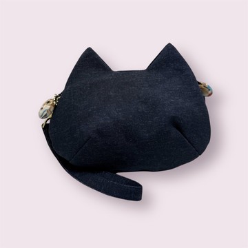 就愛貓-貓咪造型手拿側背化妝包選布製作區