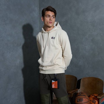 NBA 基本款 印刷 連帽T恤 LOGO MAN