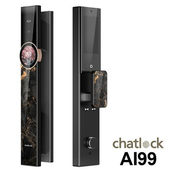 chatlock 日本製頂級電子門鎖(AI-99)琉金大理石(附基本安裝)