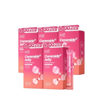 【m2美度】水光水蜜桃果凍 五盒組(10入/盒)