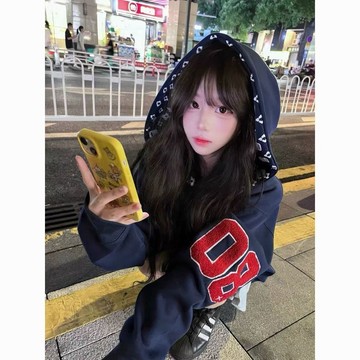 【秋冬必備】拉鍊連帽刷毛外套 美式復古風 韓系穿搭 美式開衫連帽衛衣外套 男女款 秋冬加絨潮牌情侶裝 拉鍊上衣 美式外套