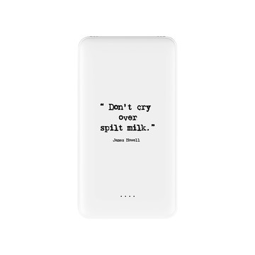 【獨家設計】Don't cry雙線快充10000mAh行動電源