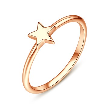 星星．925純銀戒指｜防小人尾戒．客製刻字