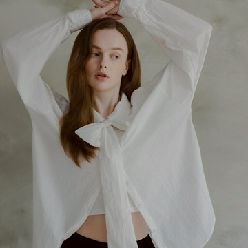 CC.DAILY-防曬抗UV蝴蝶領結襯衫(三色)-女【J2CO113】