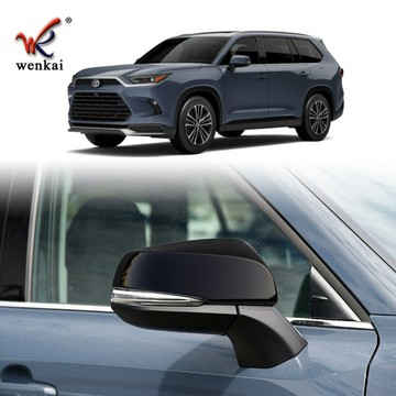 適用于24款豐田大漢蘭達Grand Highlander改裝倒車后視鏡防護罩