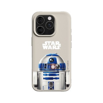 iPhone 16 Pro SolidX 貝殼灰 - 迪士尼-星際大戰 Star Wars - R2-D2-復古系列