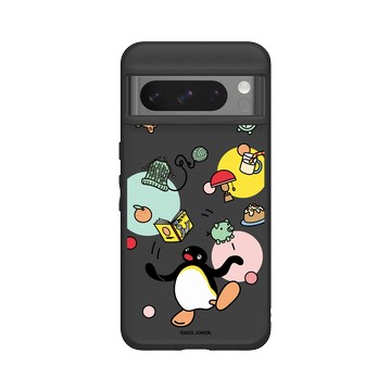 Pixel 8 Pro SolidSuit 黑 - Pingu 企鵝家族 - Pingu與他的小物
