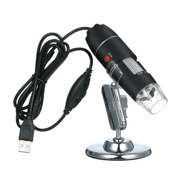 USB 數碼顯微鏡 1600X 放大相機 8 個 LED 帶支架便攜式手持檢查放大鏡 2026