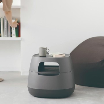 POAPEL 多功能移動式收納邊桌(不含木托盤)