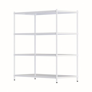 【dayneeds】極致工藝 120X60X120cm 四層鐵板架/二色可選白色