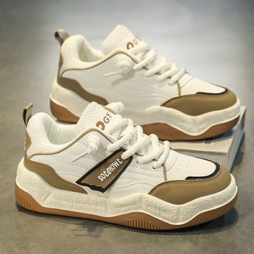 網紅爆款男鞋秋冬青少年低幫運動板鞋男設計感潮牌百搭休閑小白鞋