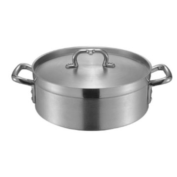 鋁桶湯鍋雙耳湯煲圓形桶米桶復合底配蓋直徑32cm適用電磁爐