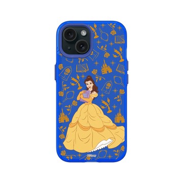 iPhone 15 Clear 激光藍 - 迪士尼-公主系列 Disney Princess - 迪士尼公主 - 貝兒