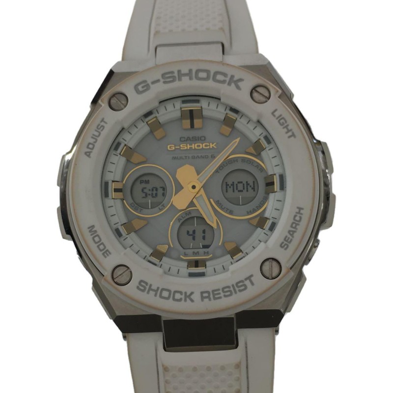 ソーラー腕時計・G-SHOCK/デジアナ/ラバー/GST-W300-7AJF/G-STEELモデル | LINEショッピング