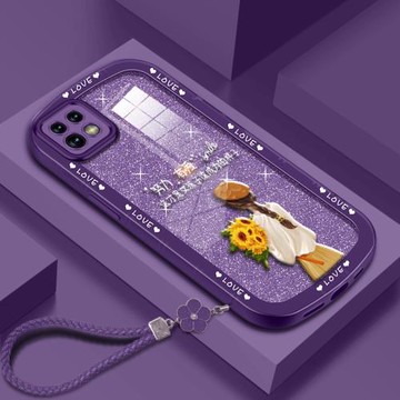 適用于OPPOA72手機殼a56保護套a55網紅a32時尚a11x簡約a11潮a93s防摔創意外殼閃粉個性高級感鏡頭全包女軟殼