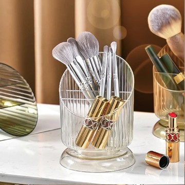 【帕斯特收納生活】歐風化妝刷收納桶  (3色任選) 天秤座生日禮物   (眉筆/口紅/遙控器盒/客廳收納)