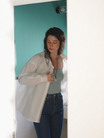Buttery Striped Shirt [Yellow/White]