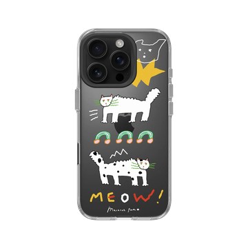 iPhone 16 Pro Clear Case（相機按鈕） 透明 - MacaronToe 馬卡龍腳趾 - 喵 MEOW!