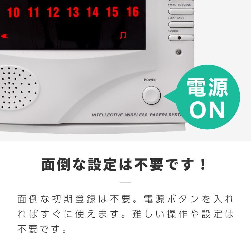 ワイヤレスチャイム コードレスチャイム 飲食店 介護 工事不要 業務用 16ch 呼び出しボタン 8個 あすつく対応 | LINEブランドカタログ