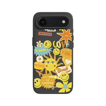 iPhone Air SolidX 黑 - Knock Knock A2Z - Yellow Lover