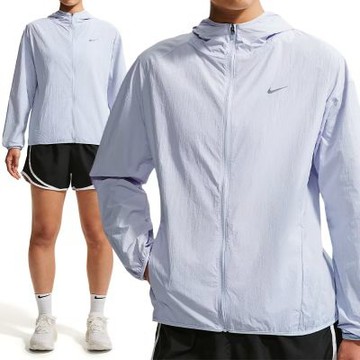 Nike As W Nk Tempo Uv Light Jkt 外套 女款 淺灰色 連帽 拉鍊 IH7974-085