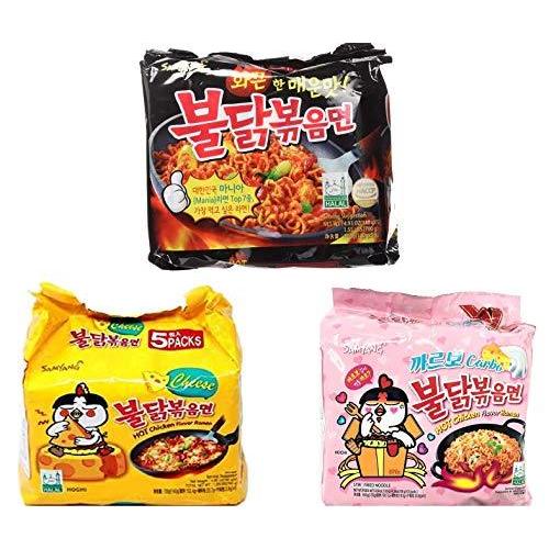 ブルダック炒め麺 人気15食 ＆ 辛ラーメン１食セット！安心の日本語パッケージ プルタック炒め麺 5食 チーズ