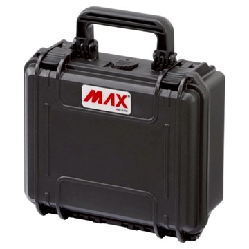 義大利 MAX 義大利製造高密度泡棉氣密箱 235H105HDS 258 x 243 x 117.5mm  1個  黑色